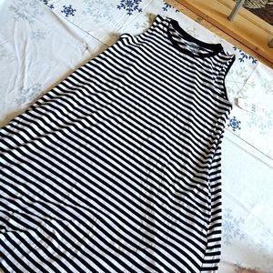 Dress, black and white, small, time and tru